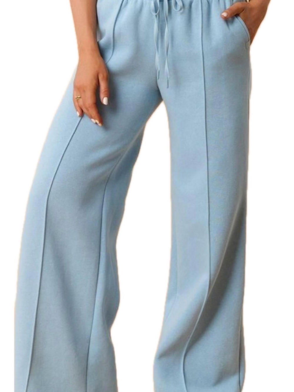 EUC - Blogilates Travel Trouser High-Rise Wide Leg - XL